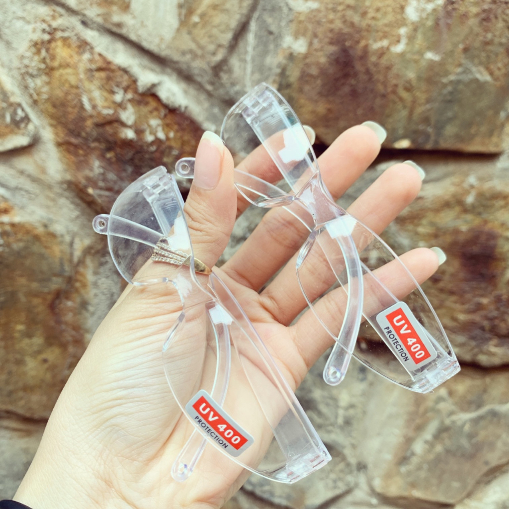 Ảnh Mắt kính bảo hộ Jun Secret chất liệu nhựa cao cấp, bảo vệ mắt khỏi virus đau mắt đỏ dành cho trẻ em và người lớn 2