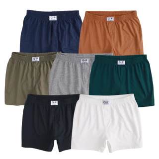 Quần Đùi Thun Boxer Nam Màu Trơn Neon Chất Vải Cotton Thấm Hút Mát Mẻ Mặc Dễ Chịu