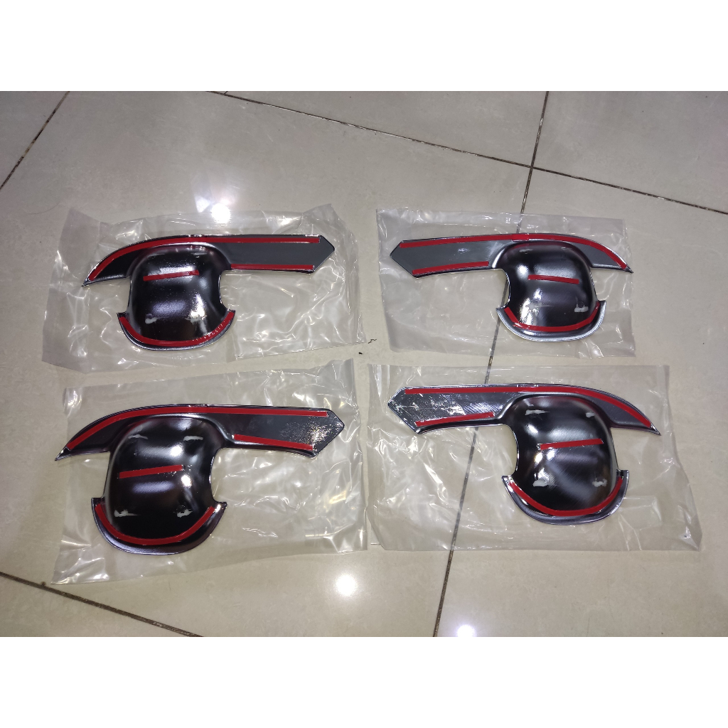 Ốp tay nắm hõm cửa xe Toyota Wigo 2023-2026, Mẫu nhựa MẠ CROM cao cấp. Chống xước cửa