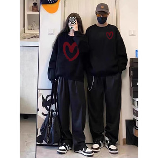 Áo đôi mùa đông hoodie sweater nam nữ nỉ bông cao cấp form unisex trái tim đỏ LOCAL BRAND L66 [A149]