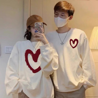 Áo đôi mùa đông hoodie sweater nam nữ nỉ bông cao cấp form unisex trái tim đỏ LOCAL BRAND L66 [A149]