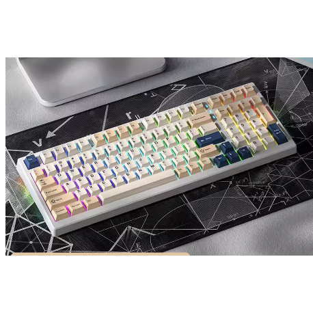 HÀNG SẴN Bàn Phím Cơ Xinmeng X Pro Mode Led RGB Mạch Xuôi Layout Keycap