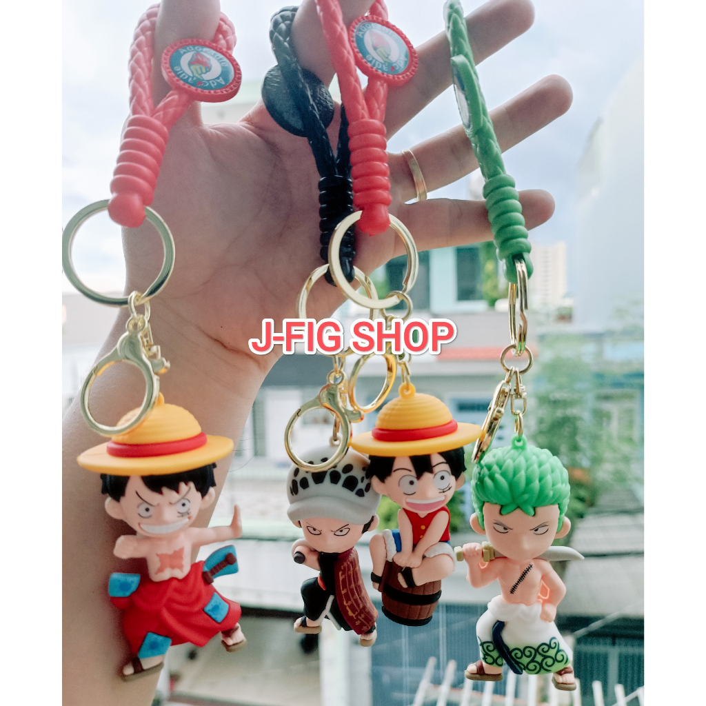 Móc khóa One Piece Luffy Zoro Law Chibi | Shopee Việt Nam