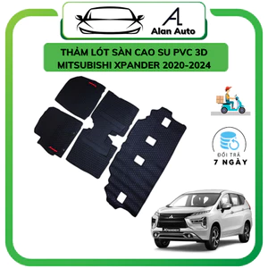 Thảm lót sàn ô tô Mitsubishi Xpander 2023, bộ trải sàn cao su PVC, không mùi dễ dàng vệ sinh. Hàng đẹp