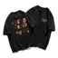 Áo thun nữ HappyFamily - Mẫu tay lở in chữ SEZO WROLD SUDIOT chất cotton 100 Cao Cấp