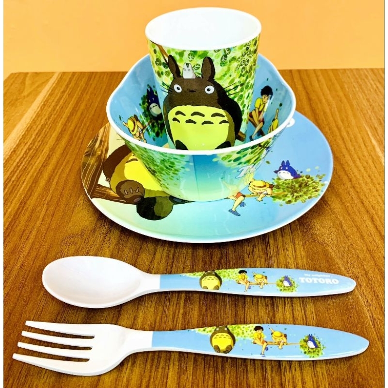 Set bát cốc 5 chi tiết Totoro cao cấp