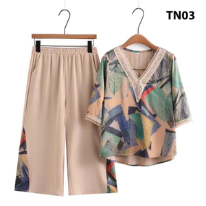 Bộ quần áo trung niên , Món quà dành tặng cho mẹ ý nghĩa - bộ đồ đi tiệc đi chơi cho các mẹ 📸♥️ ✔️