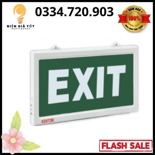 Đèn exit 1 mặt KT110 Kentom | Shopee Việt Nam