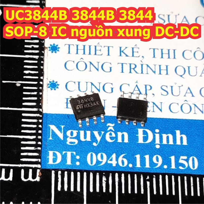 5 con UC3844B 3844B SOP-8 UC3844BN 3844BN DIP-8 3844 IC nguồn xung DC ...