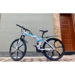 Xe đạp gấp LAUXJACK GẤP GỌN 26 inch 21 tốc độ giảm xóc xe đạp phanh đĩa, xe đạp thể dục,đi học — ảnh 7