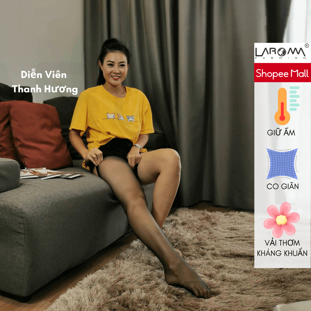 Combo 2 Quần Tất LAROMA | Siêu Dai – Chống Rách Dọc – Khử Mùi