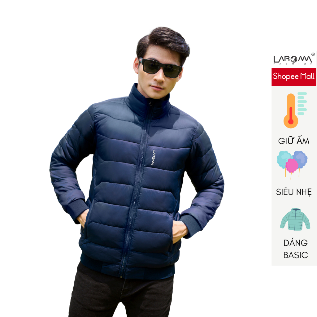 Áo Phao Nam Basic LAROMA | Giữ Ấm – Siêu Nhẹ – Dáng Basic