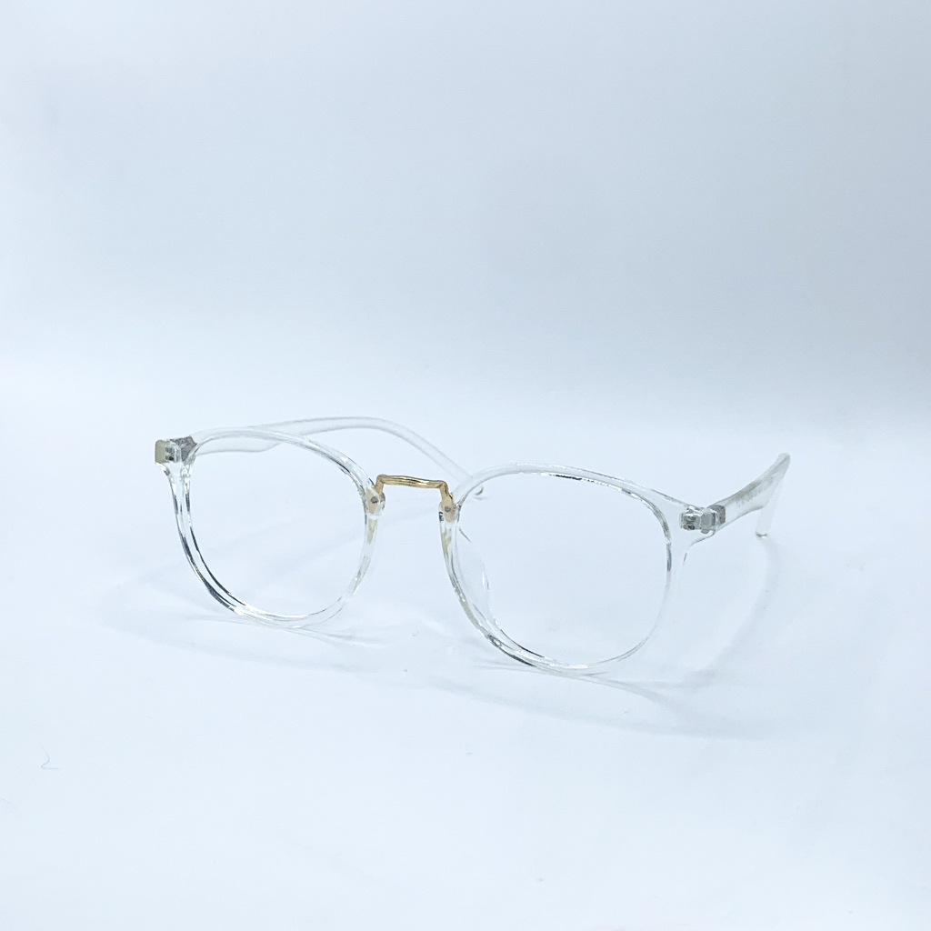 Gọng Kính Cận Mắt Tròn Nam Nữ Thời Trang LEMONEYEWEAR Chất Liệu Nhựa Dẻo LE209