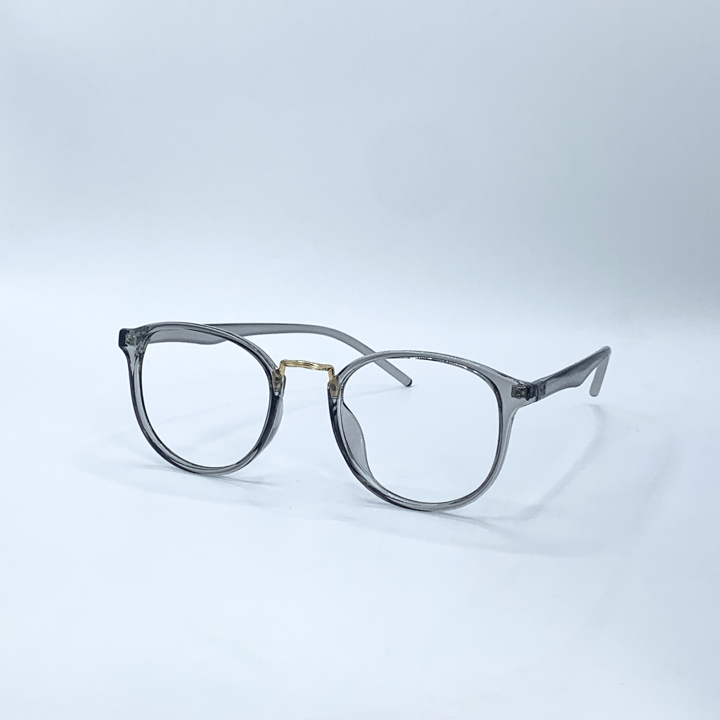 Gọng Kính Cận Mắt Tròn Nam Nữ Thời Trang LEMONEYEWEAR Chất Liệu Nhựa Dẻo LE209