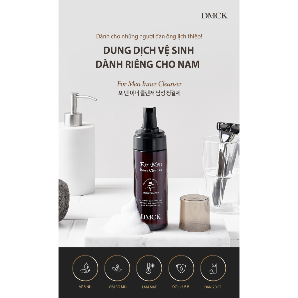 DDVS DÀNH CHO NAM GIỚI. DMCK FOR MEN INNER CLEANSER 160ML | Shopee Việt Nam