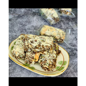 Thanh gạo lứt mix trà bông gói lớn 500G ăn vặt loại ngon healthy giảm cân