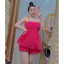 Set bí mặc đi chơi, mặc nhà cho nữ, áo hai dây, vải đũi xốp siêu HOT