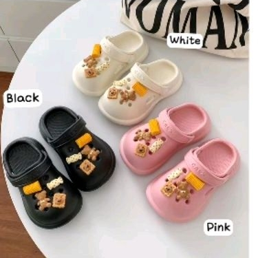 Dép Sục cho bé gái bé trai siêu đẹp êm chân hình bánh gấu