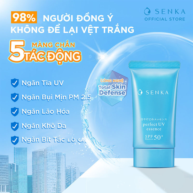 Ảnh Kem chống nắng Senka Perfect UV Essence 50g 4