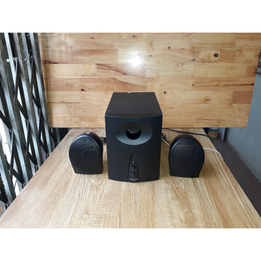 Loa vi tính microlab 2.1 Model M-300 | Shopee Việt Nam