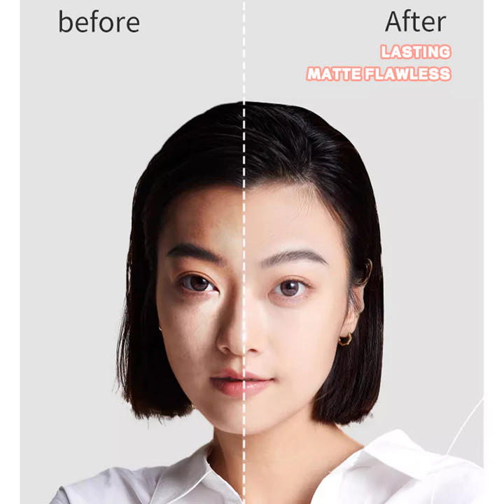 MENOW phấn phủ lâu trôi kháng nước kiềm dầu cấu mỏng nhẹ che phủ 8.5g Miễn phí:chì kẻ mày,phấn phủ