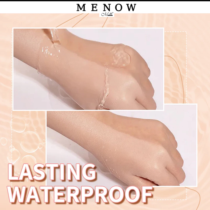 MENOW phấn phủ lâu trôi kháng nước kiềm dầu cấu mỏng nhẹ che phủ 8.5g Miễn phí:chì kẻ mày,phấn phủ