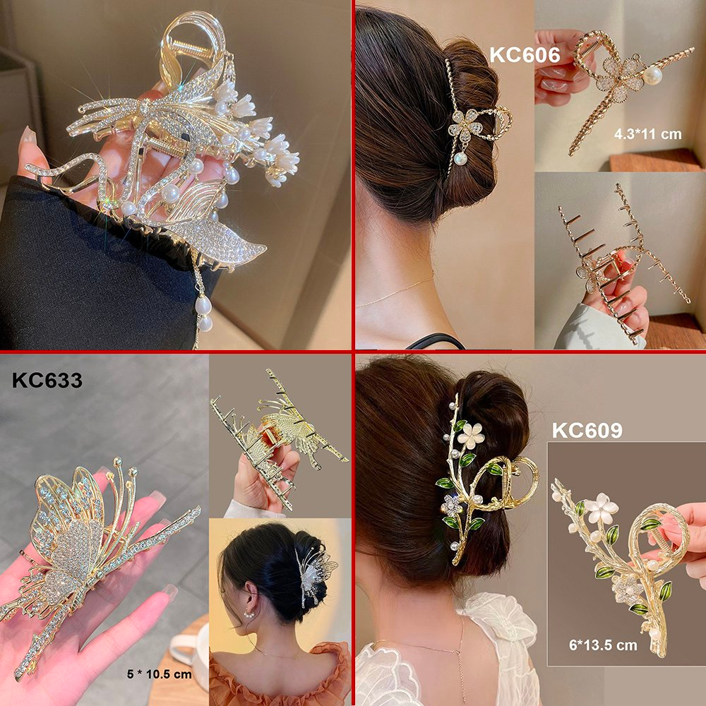 Ảnh GOTI - Kẹp Càng Cua Nhiều Mẫu Hottrend Quà Tặng Cho Nữ 20/10 8/3 - Phụ Kiện Tóc Nữ Thời Trang KC631 2