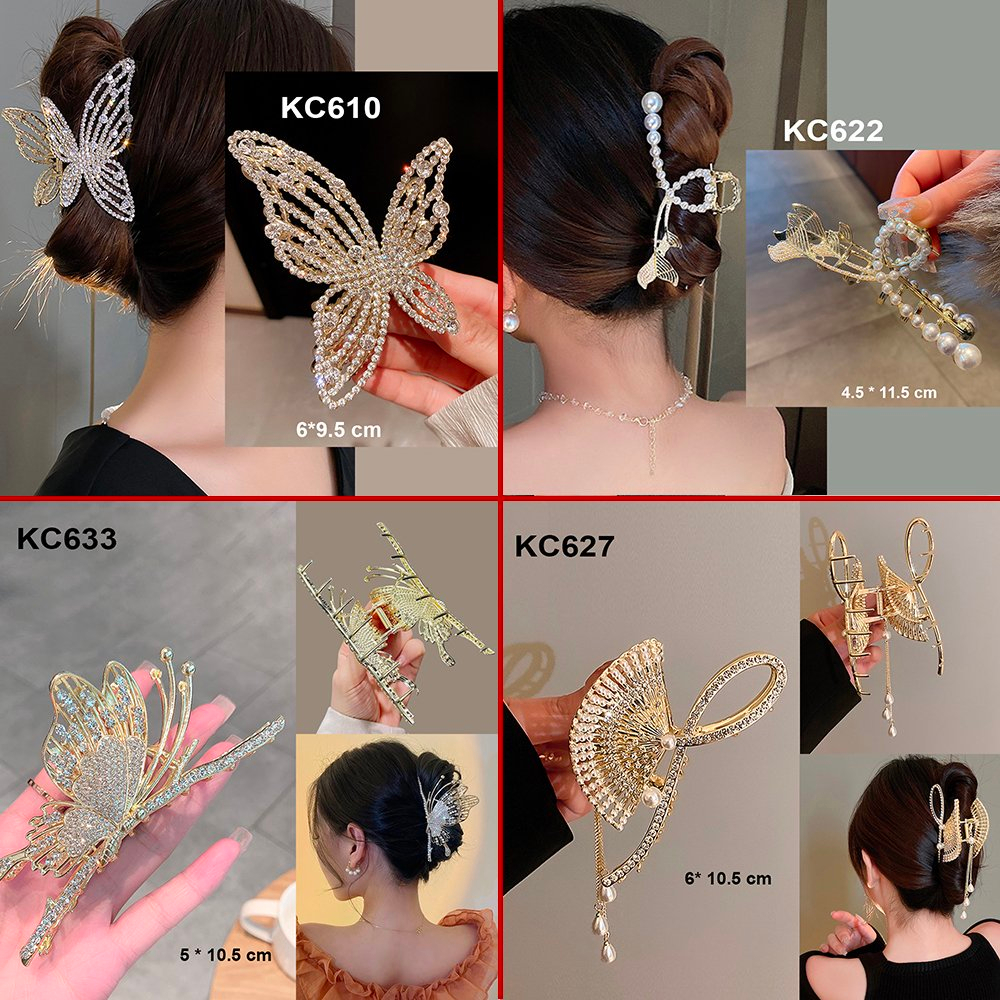 Ảnh GOTI - Kẹp Càng Cua Nhiều Mẫu Hottrend Quà Tặng Cho Nữ 20/10 8/3 - Phụ Kiện Tóc Nữ Thời Trang KC631 3