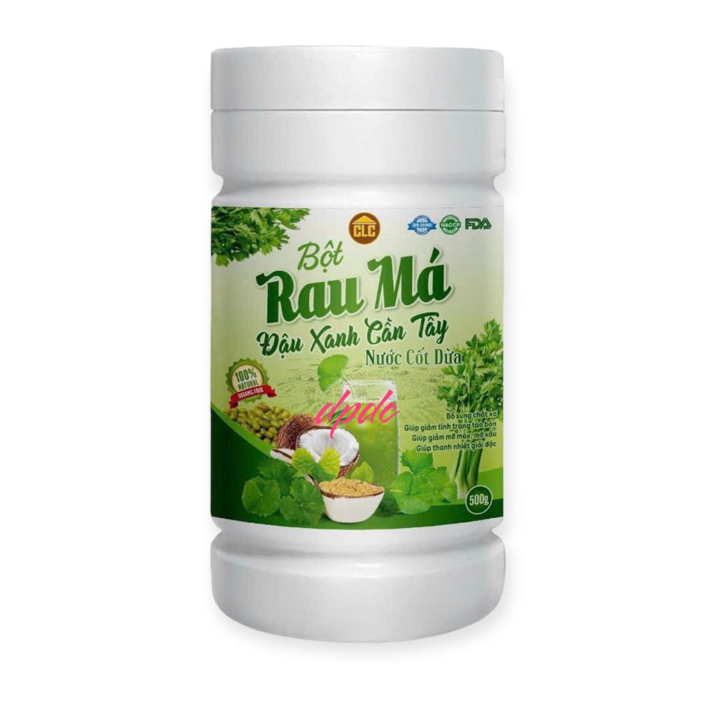 Bột Rau Má Đậu Xanh Cốt Dừa giả độc gan, thanh lọc cơ, giúp giảm mỡ máu ...