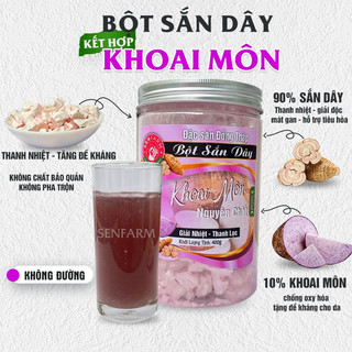 Bột Sắn Dây Khoai lang tím Senfarm - Thanh nhiệt - Mát gan