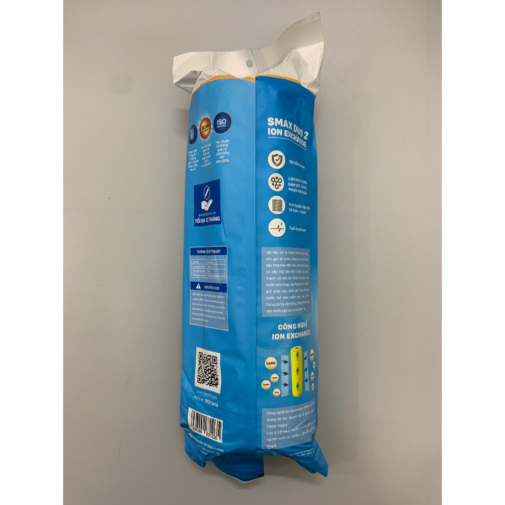 Lõi Số 2 Cation Ion Exchange Karofi Làm Mềm Nước Cứng Dùng Cho Máy Lọc Nước RO