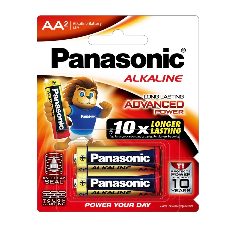 Pin Panasonic Alkaline AA LR6T/2B-V chính hãng vỉ 2 viên | Shopee Việt Nam