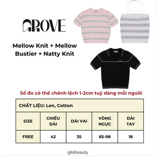 Áo dệt kim GROVE Mellow Knit
