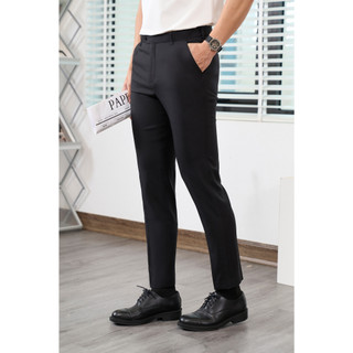 Quần Tây Âu vải Nam công sở đứng form cao cấp trẻ trung Dáng Ôm Chuẩn Vải lụa Không Nhăn Chính hãng Avocado