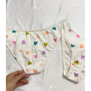 Quần lót tam giác chất thun cotton hoạ tiết dễ thương