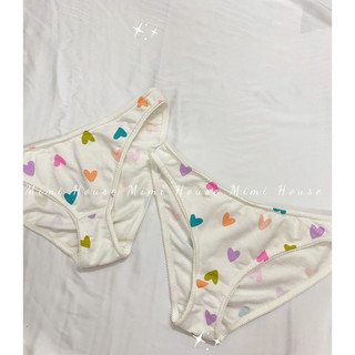 Quần lót tam giác chất thun cotton hoạ tiết dễ thương