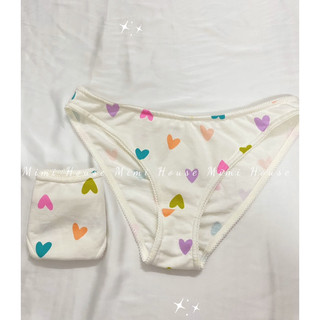 Quần lót tam giác chất thun cotton hoạ tiết dễ thương