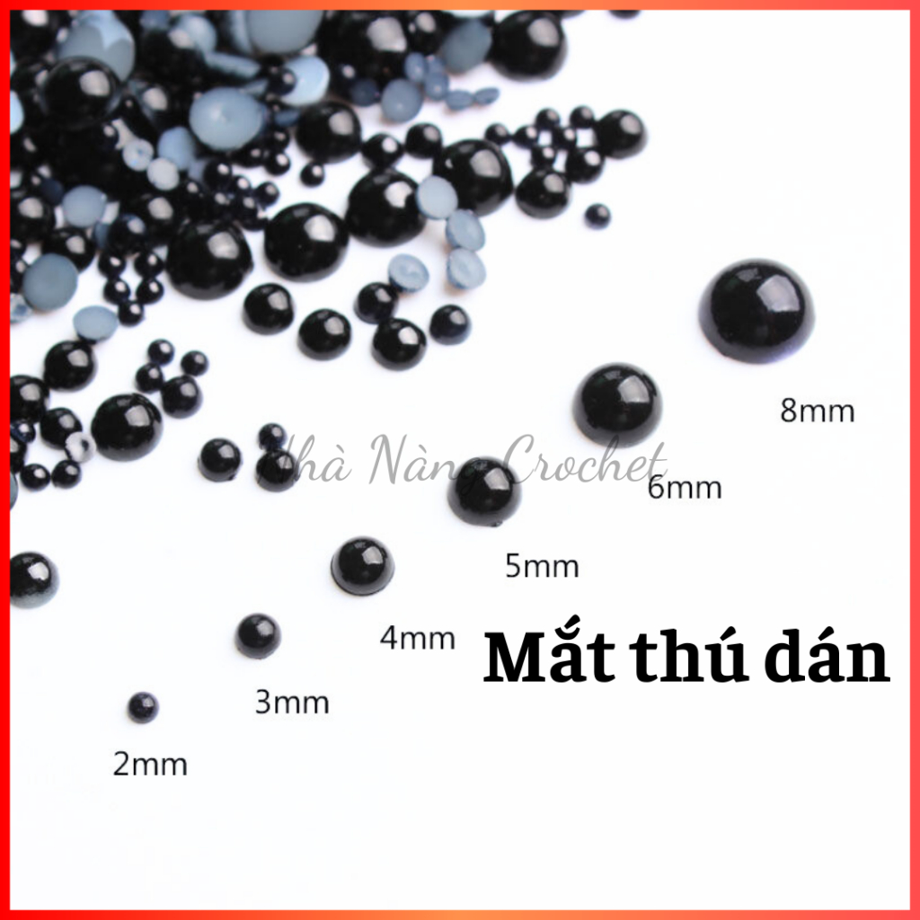 Mắt thú dán (loại đẹp) | Shopee Việt Nam