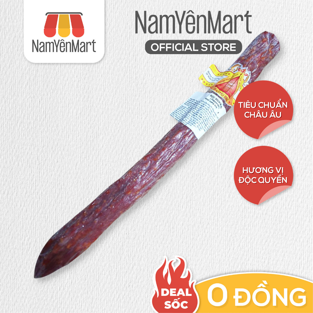 Xúc xích khô Pepperoni nguyên cây (400gr) Nam Yên Mart Shopee Việt Nam