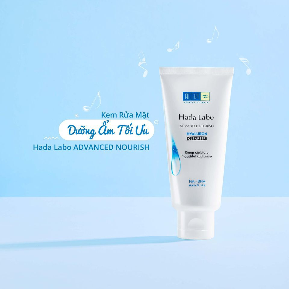 Ảnh Kem Rửa Mặt Dưỡng Ẩm Hada Labo (80g) 1