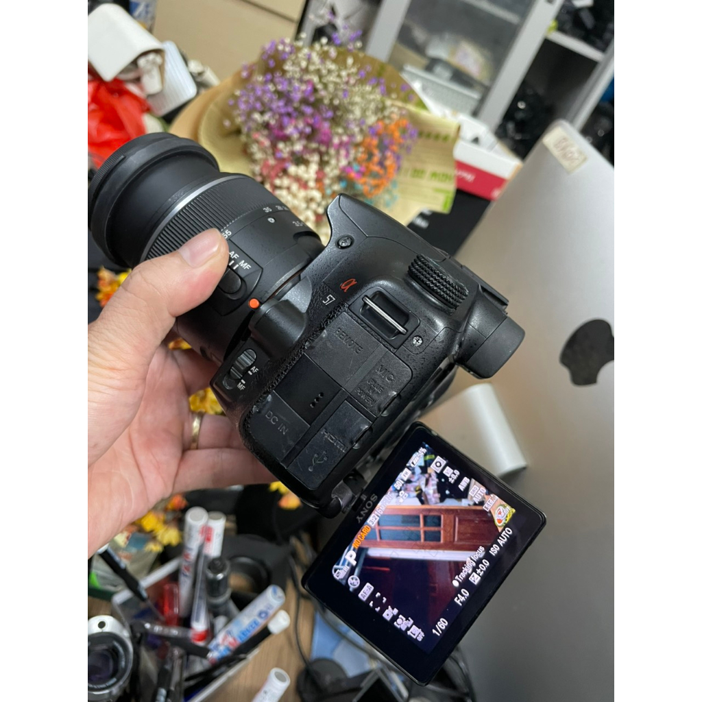LCD Per Sony DSC HX200v HX200 A57 A65 A67 A77 Display NUOVO Vetro - Foto 5