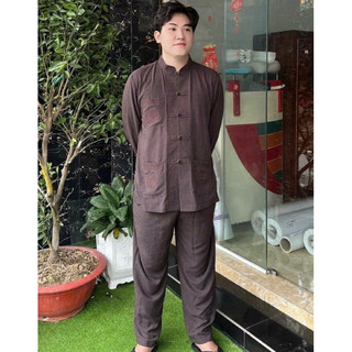 LTụ Thêu 3TuíTay Dài ẤnĐộ Cao Cấp # Quần Áo Nam Đi Chùa