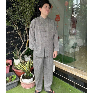 LTụ Thêu 3TuíTay Dài ẤnĐộ Cao Cấp # Quần Áo Nam Đi Chùa