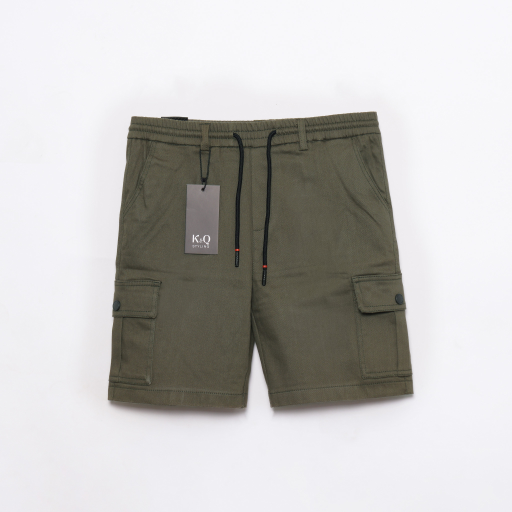 Ảnh Quần short túi hộp kaki co giãn KQSTYLING form trẻ chung năng động 2