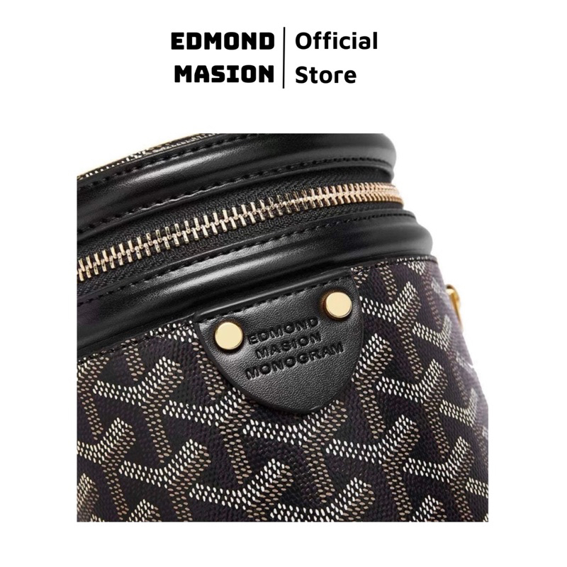 Tui H p Tr ng Cannes EDMOND MASION Monogram ng v a i n tho i size 15cm Shopee Vi t Nam