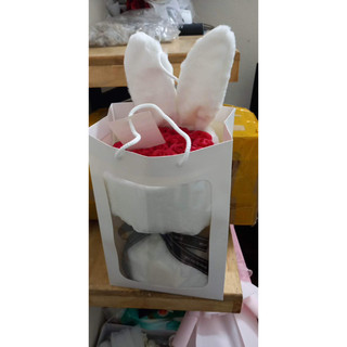 Túi Giấy Đựng Hoa Thỏ