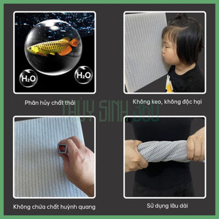 Bông Lọc 8D Thế Hệ Mới - Lọc Siêu Sạch Cho Hồ Cá Cảnh, Thủy Sinh - Tái Sử Dụng Nhiều Lần