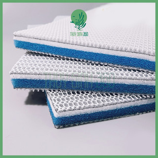 Bông Lọc 8D Thế Hệ Mới - Lọc Siêu Sạch Cho Hồ Cá Cảnh, Thủy Sinh - Tái Sử Dụng Nhiều Lần