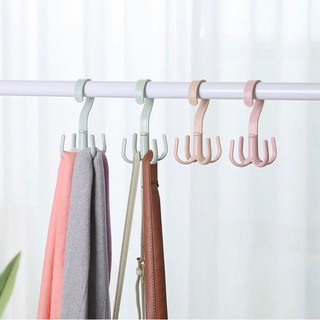 sét 3 Móc Nhựa Treo Đồ 4 Chấu Xoay 360 Độ Đa Năng Tiện Lợi ( Tuyển Sỉ ) 🌸free ship🌸