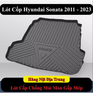 Lót Cốp Sonata Đời 2011 - 2023 Chống Mài Mòn Gấp Mép (Hàng Nội Địa Trung)